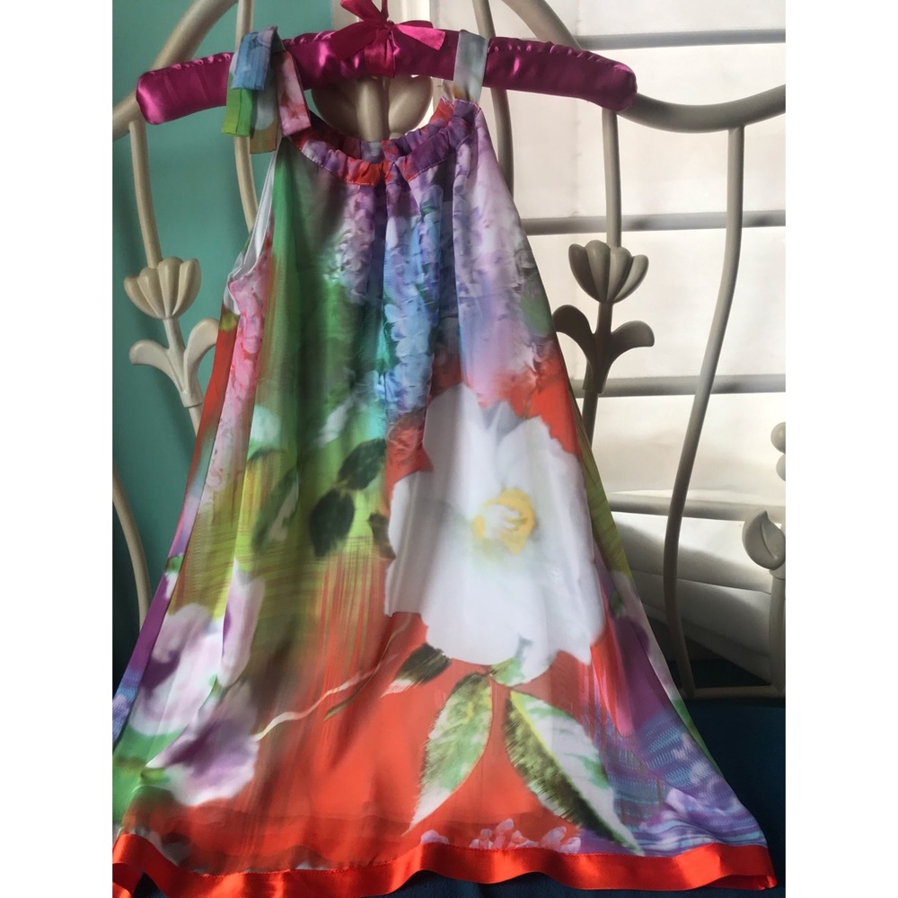 Watercolor Floral Pillowcase Dress